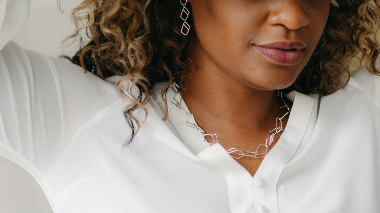 Handcrafted Contemporary Chain Link Necklaces by Cindy Liebel Jewelry