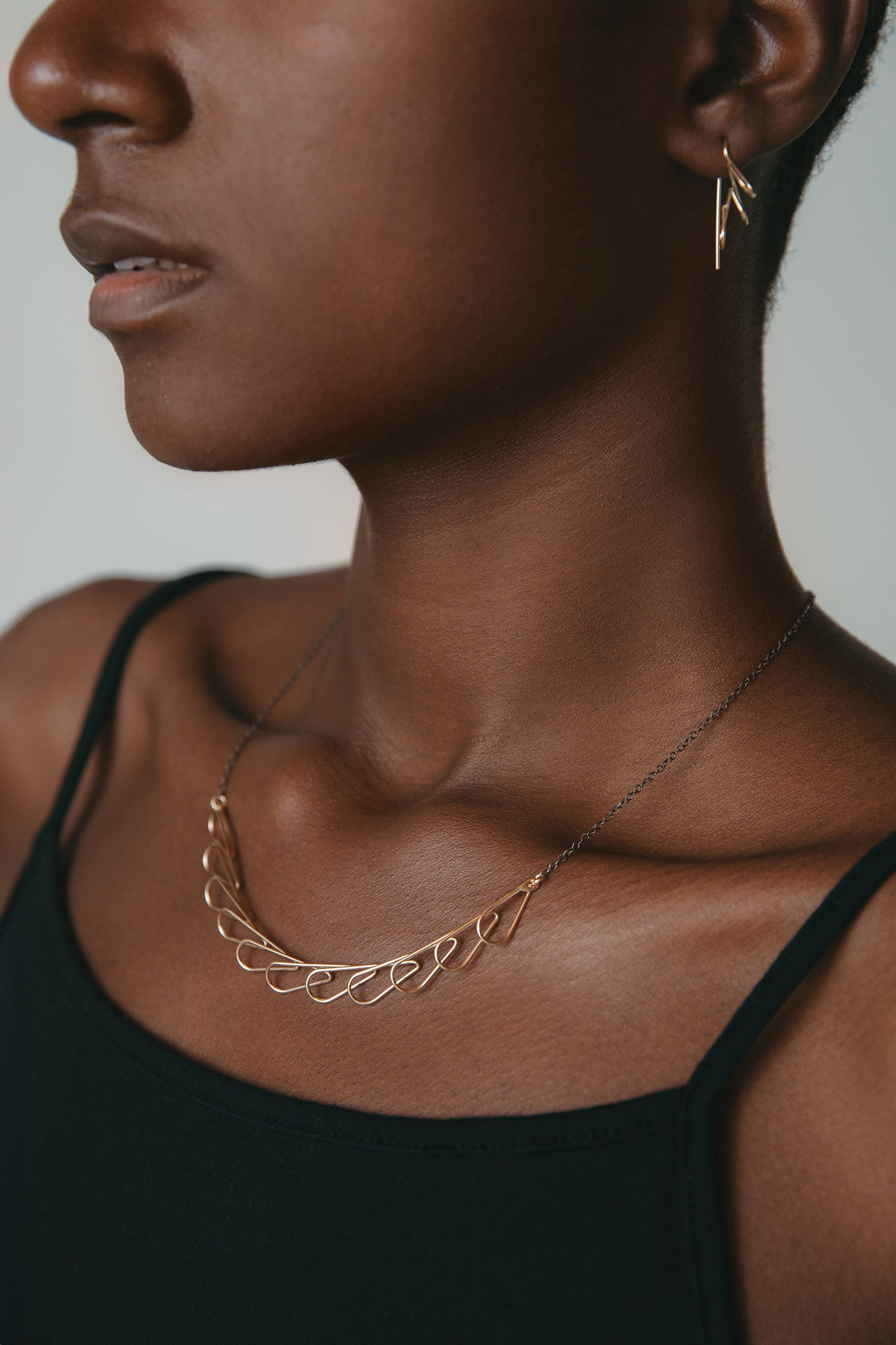 14K Zahara Micro Hoops