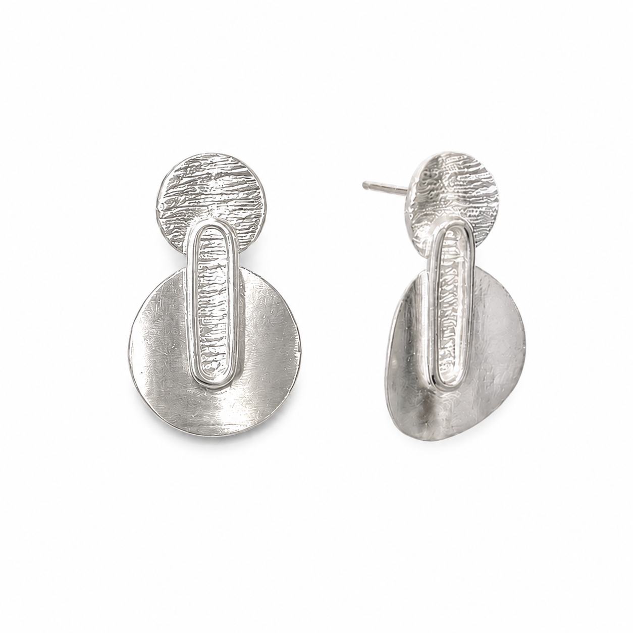 Dual Circle Earrings