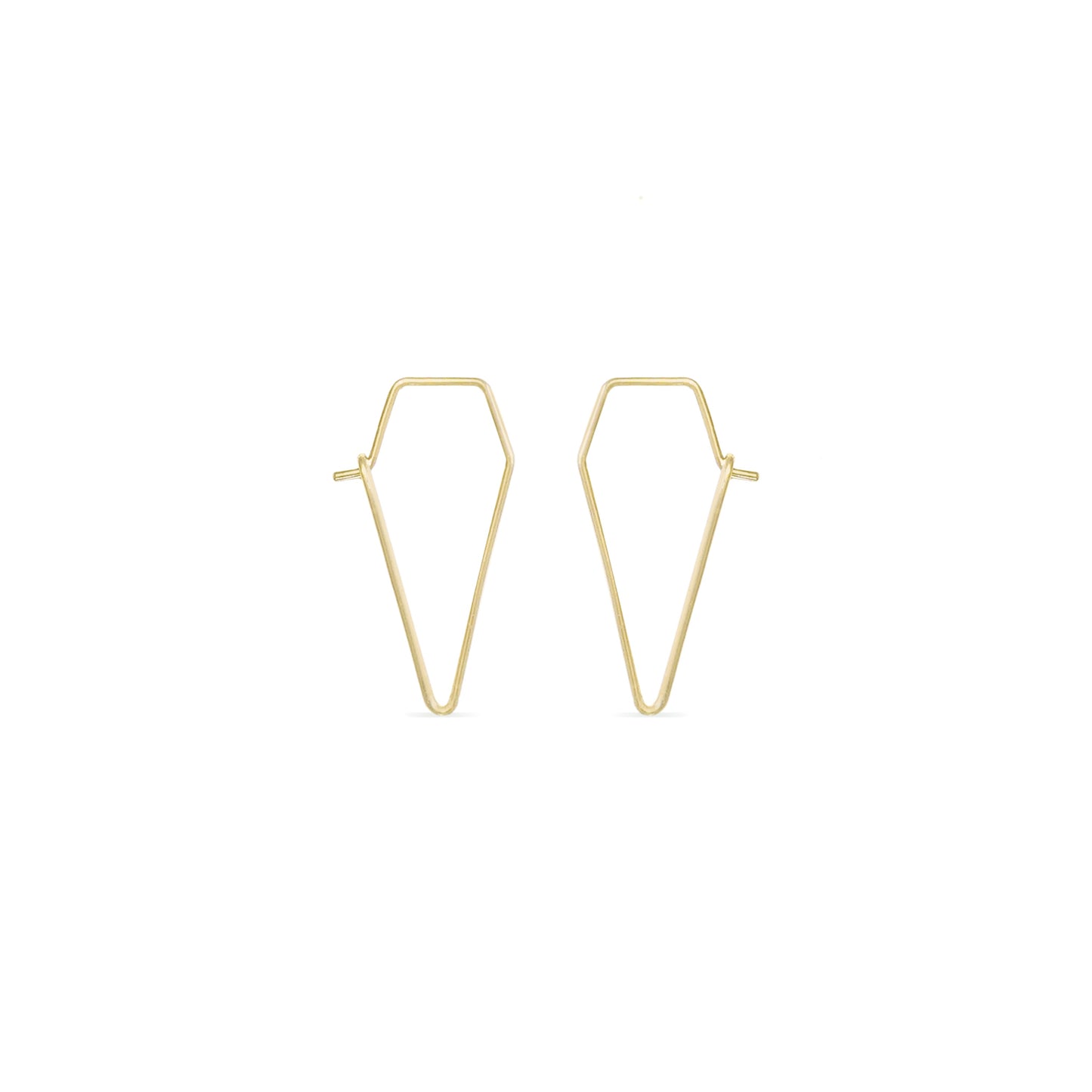 14K Val Micro Hoops
