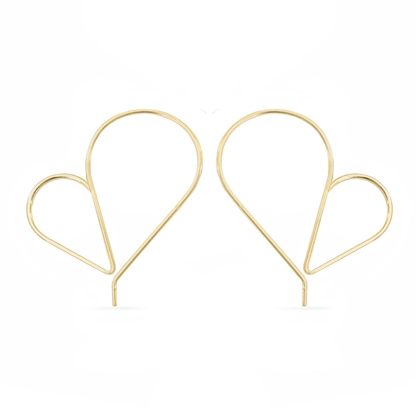 14K Amora Hoops