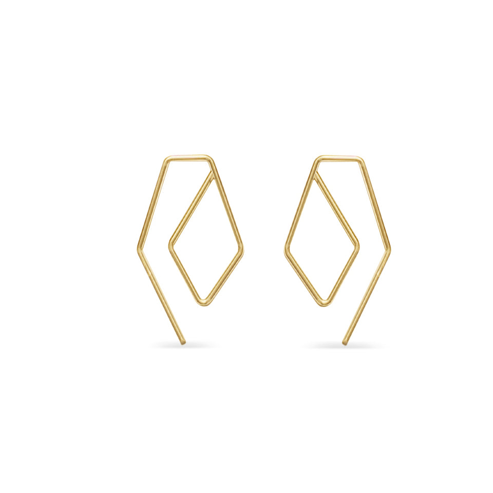 14K Brea Micro Hoops