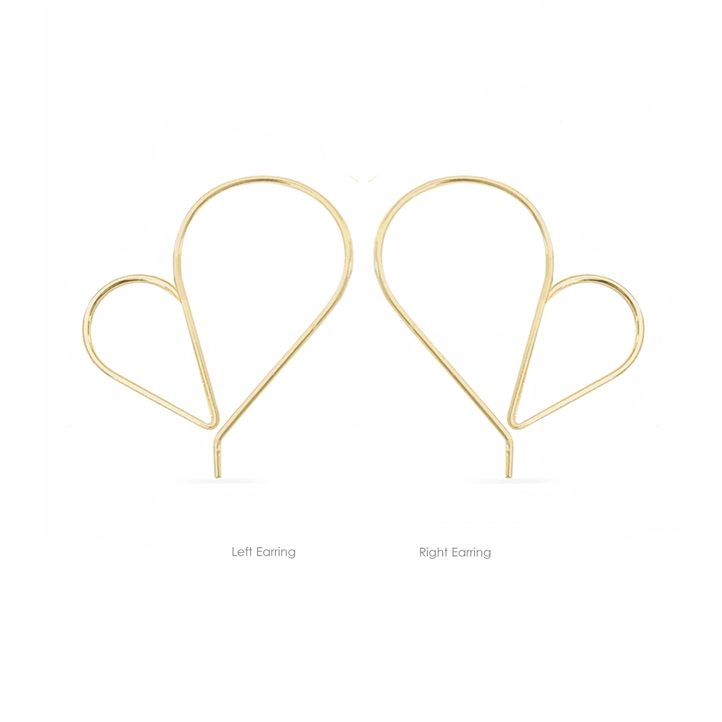 14K Amora Hoops
