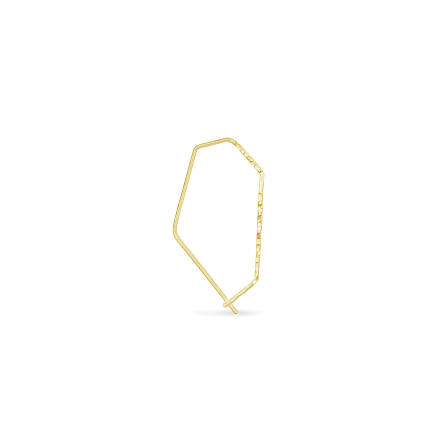 14K Axiom Micro Hoops