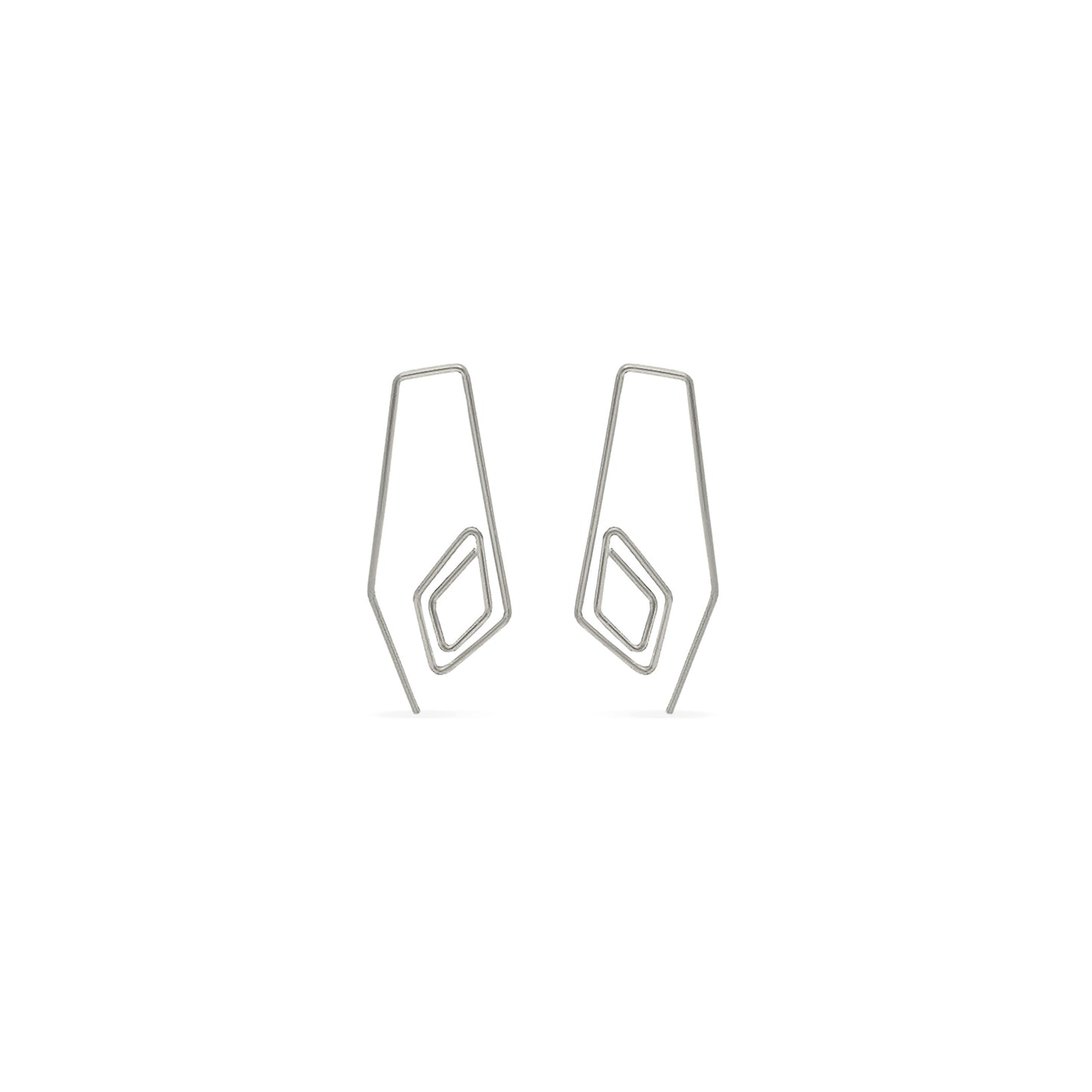 Safiya Hoops Silver