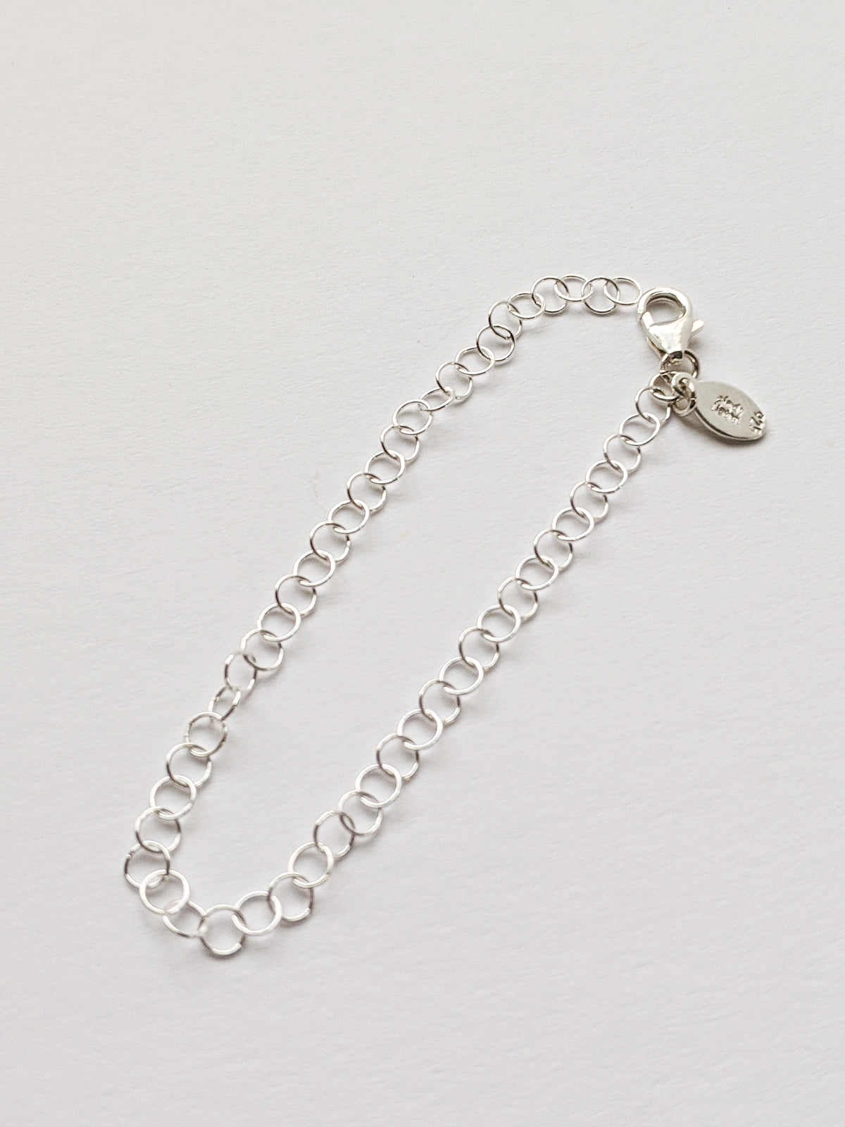 Extender chain in sterling silver for necklaces