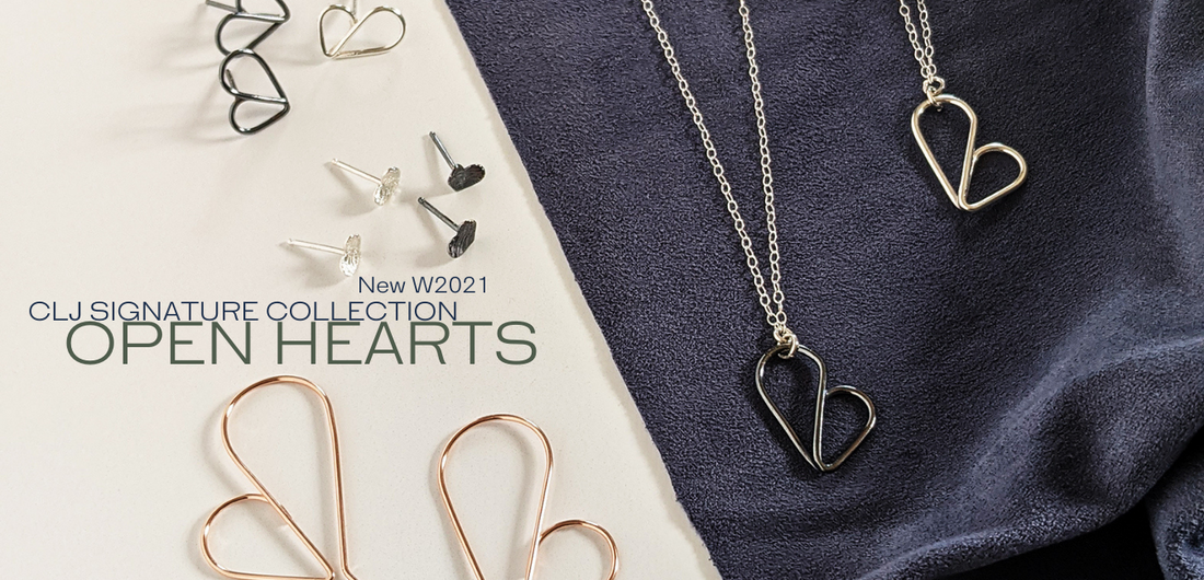 Handcrafted Contemporary Heart Jewelry Collection by Cindy Liebel