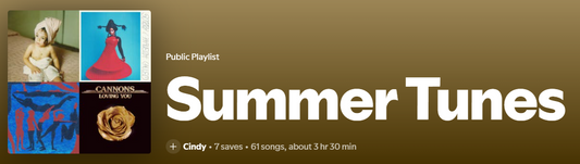 LISTEN | Cindy's Summer Tunes
