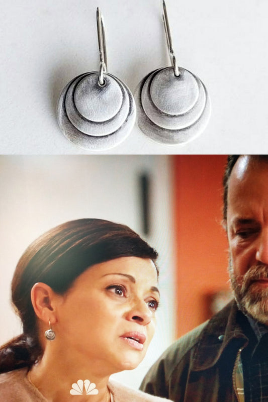 Celebrity Jacqueline Torres in Cindy Liebel Jewelry Earrings