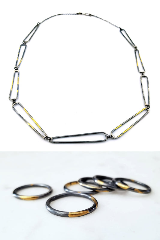 Handmade Contemporary Keum Boo Jewelry by Cindy Liebel