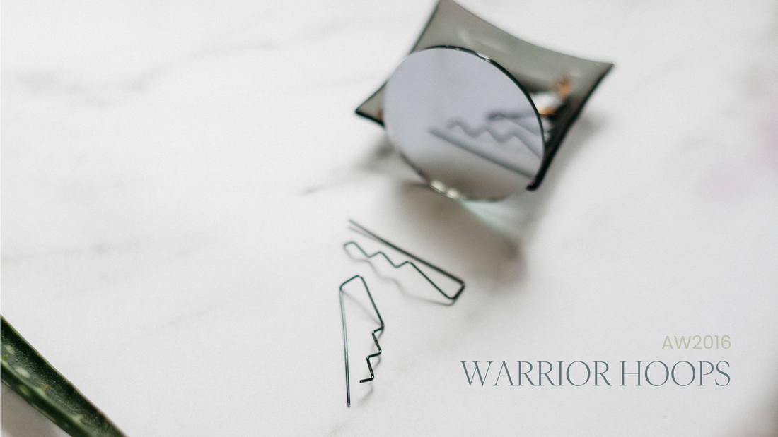 Warrior Hoop Earrings by Cindy Liebel