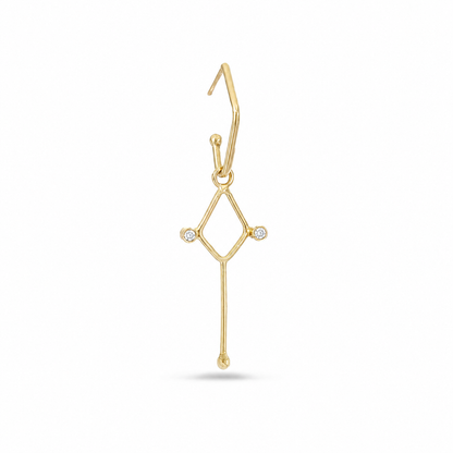 14K Sora Charm Earrings