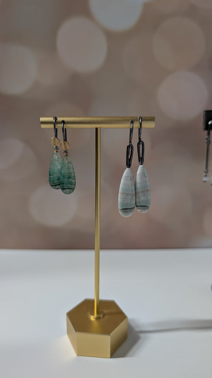 Saturn Jasper Drop Earrings