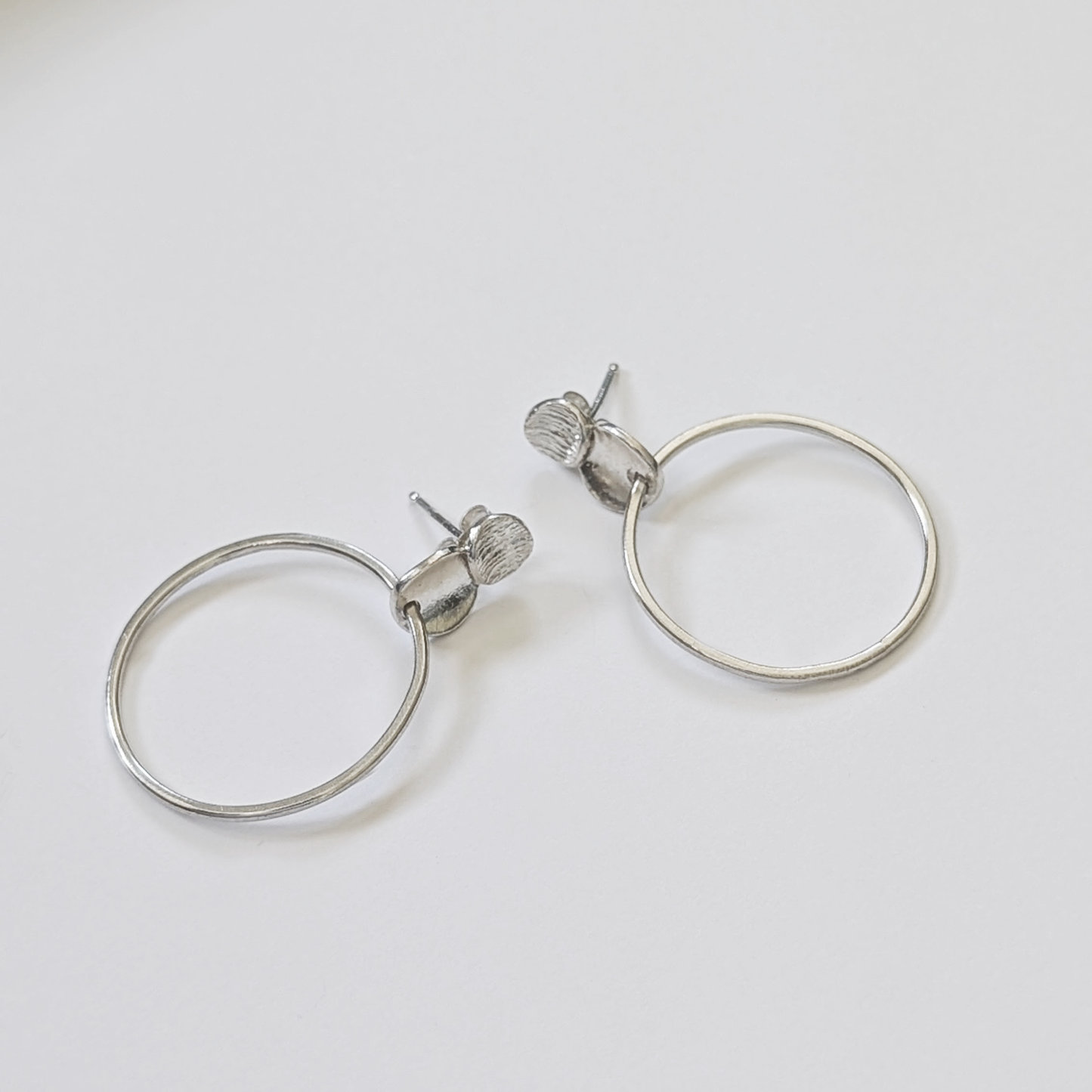 Vela Circle Earrings, Petite
