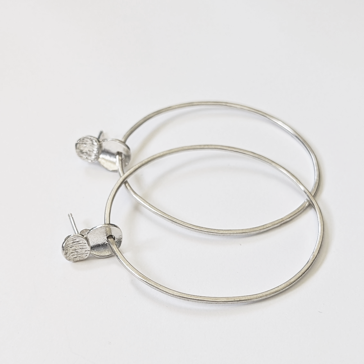 Vela Circle Earrings, Tall