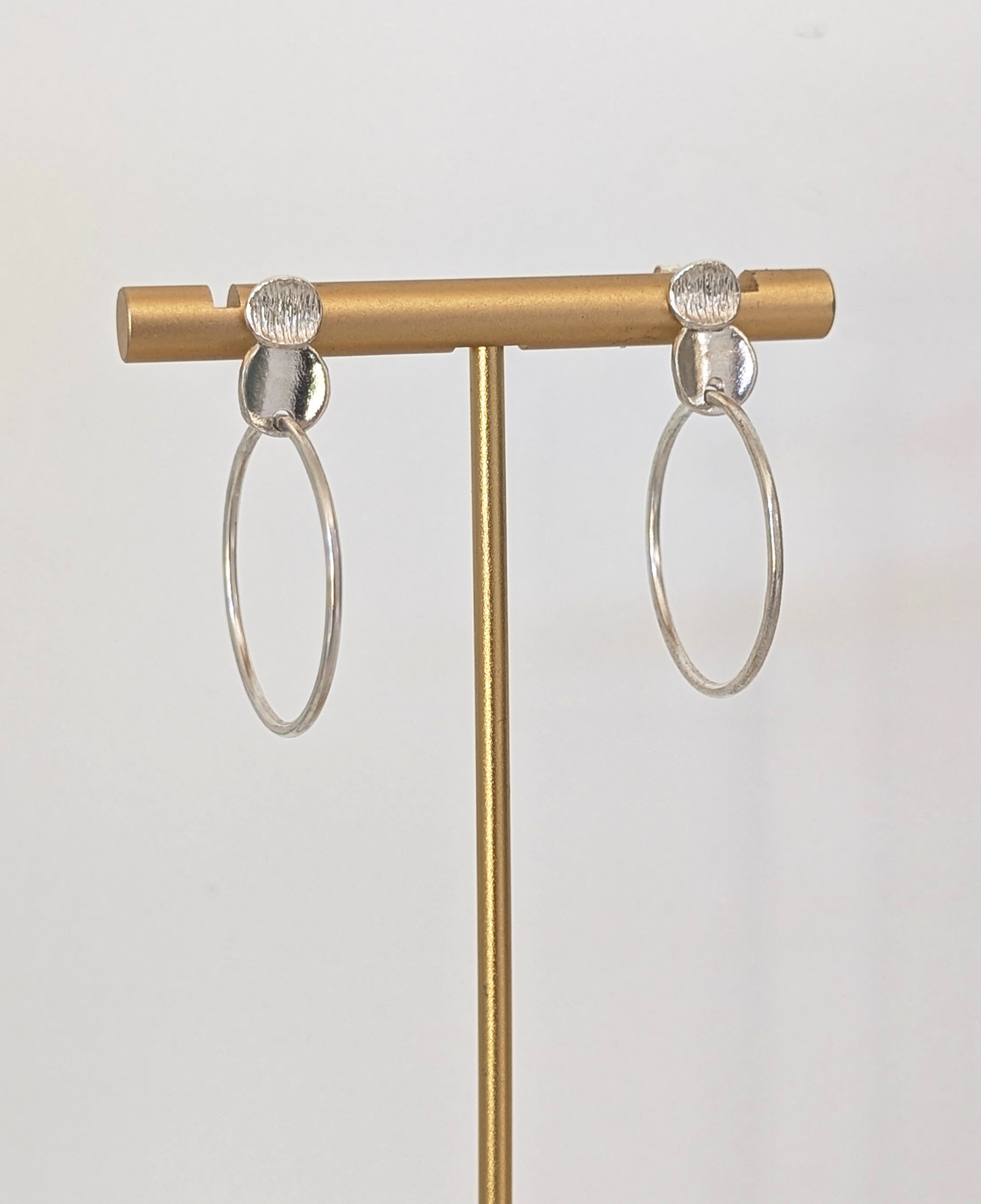 Vela Circle Earrings, Petite