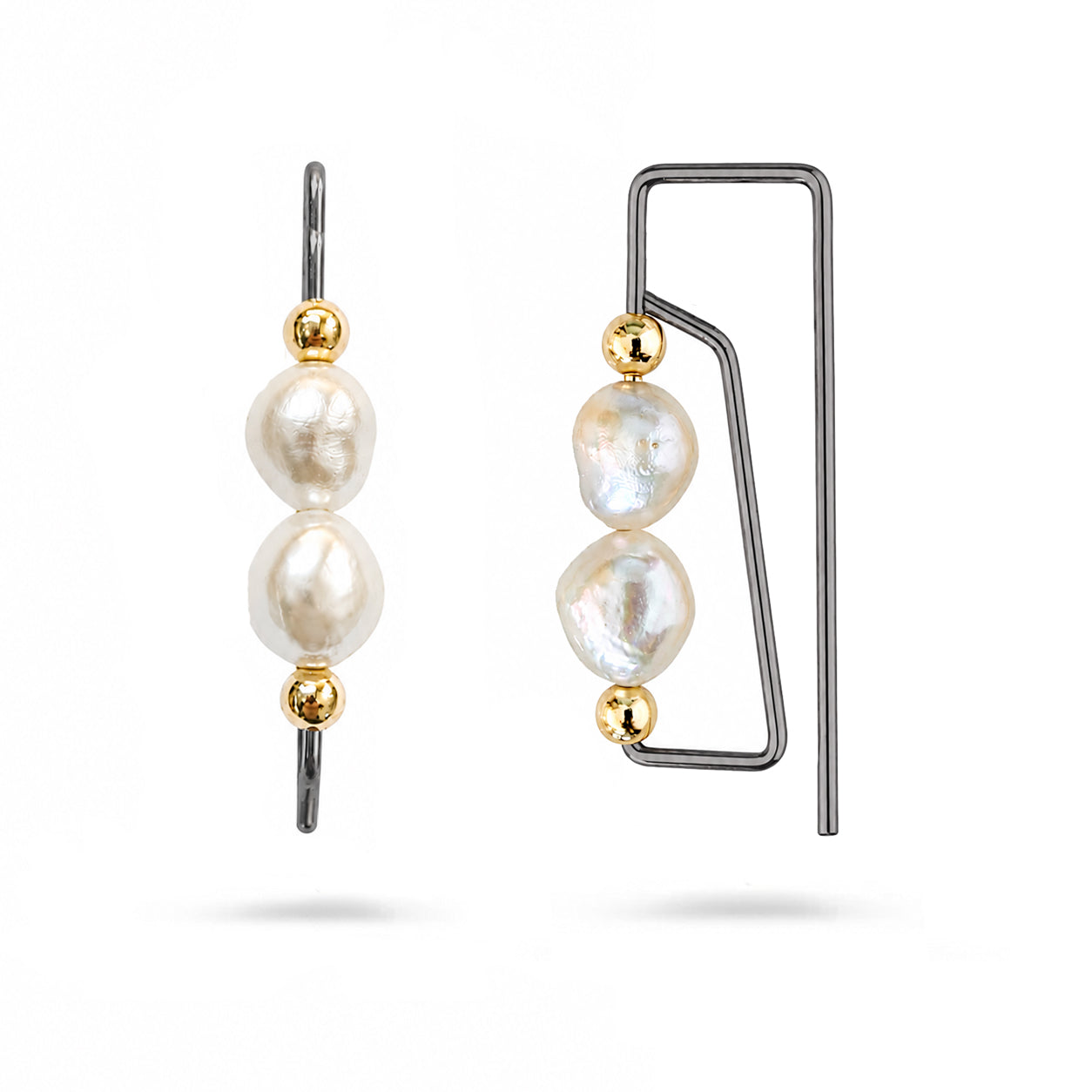 Nessa Pearl Hoops
