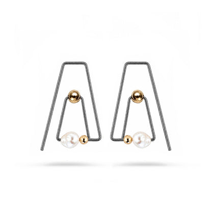 Flera Pearl Hoops
