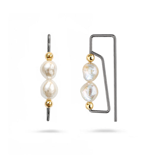 Nessa Pearl Hoops