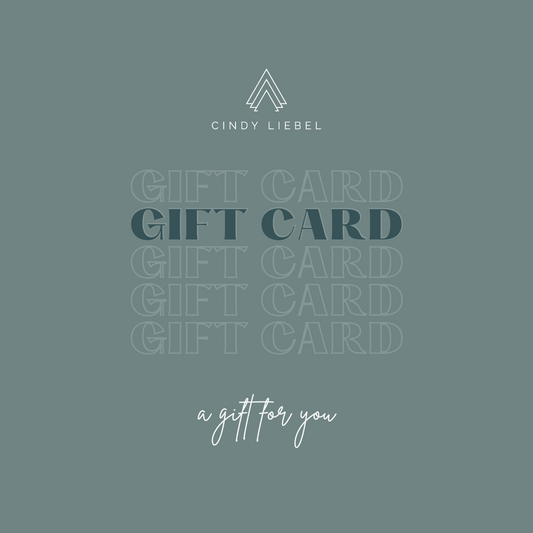 give the gift of jewelry with a digital gift card at Cindy Liebel Jewelry