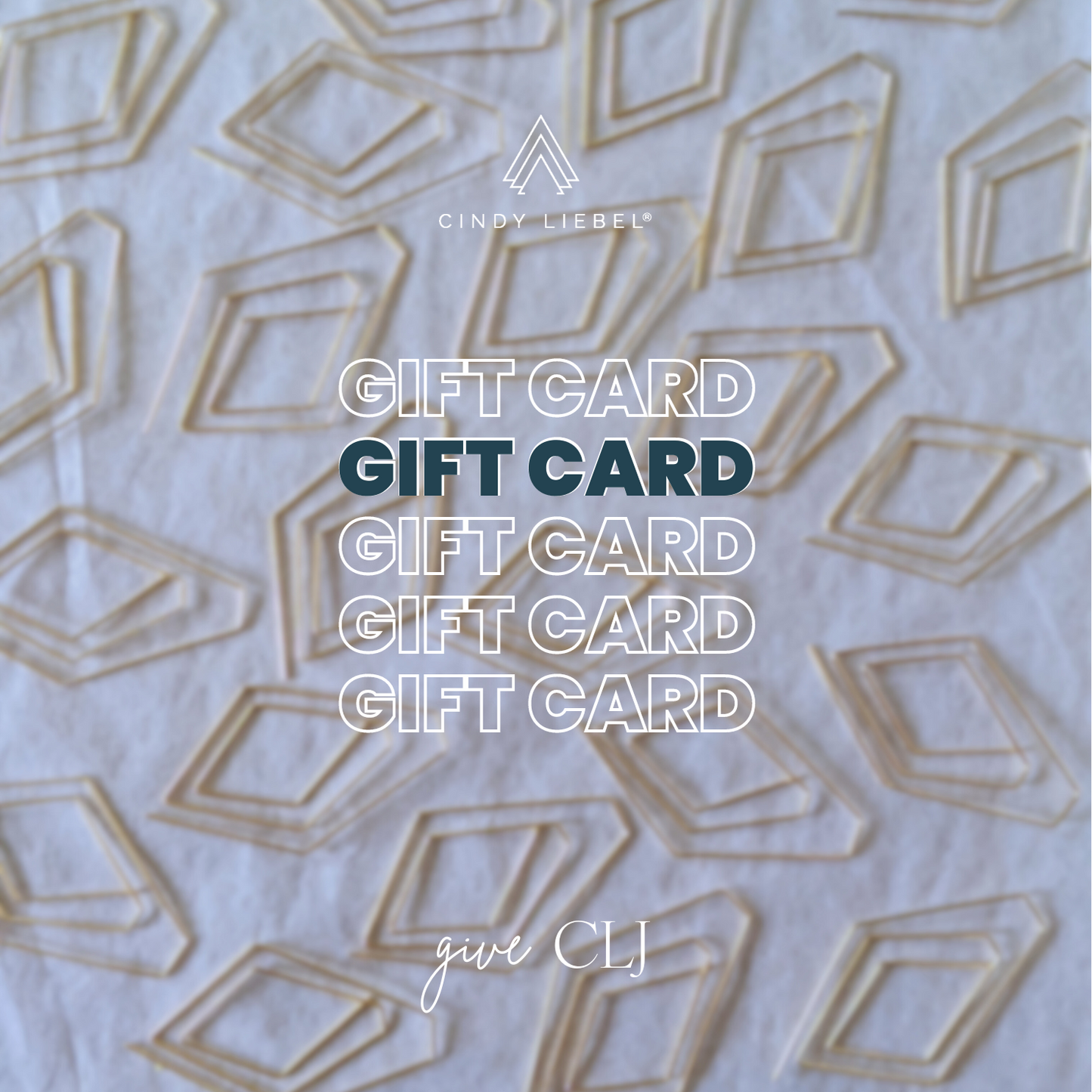 give the gift of jewelry with a digital gift card at Cindy Liebel Jewelry