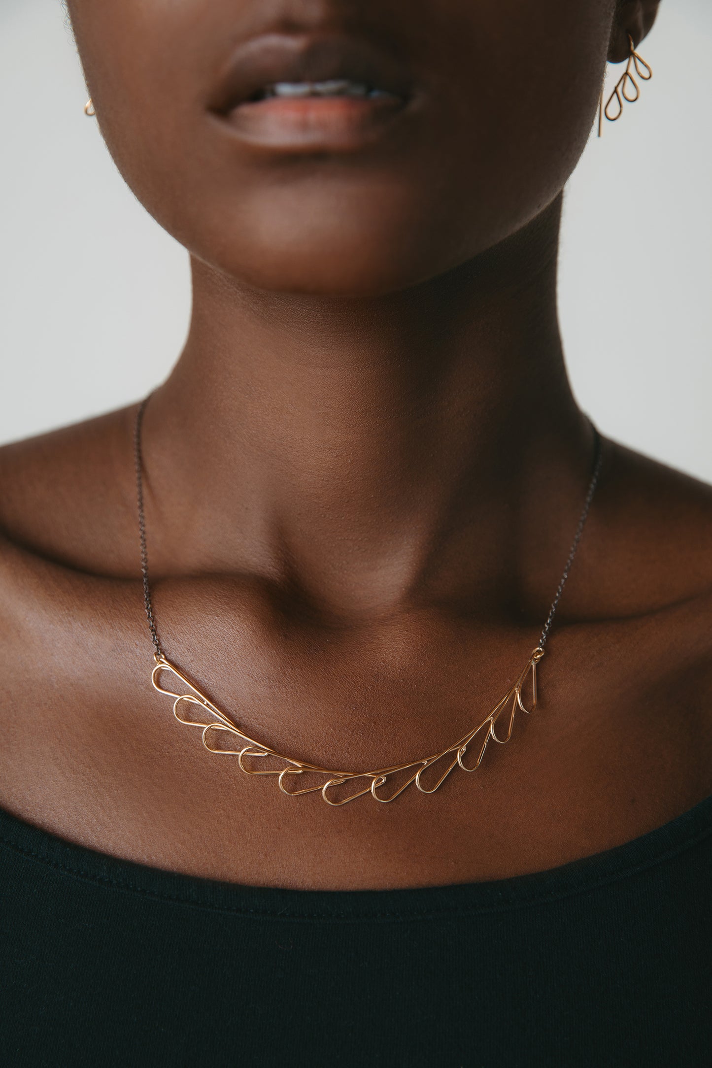 Samira Necklace, Gold