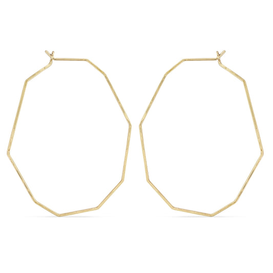 Gemma Hoops Gold Filled