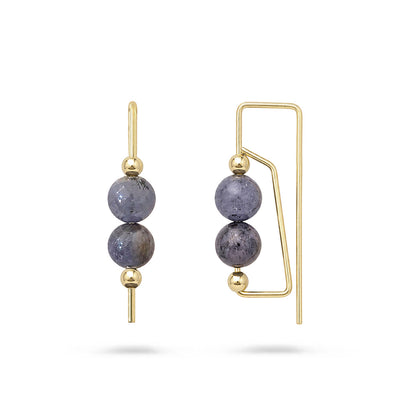 14K Nessa Tanzanite Hoops
