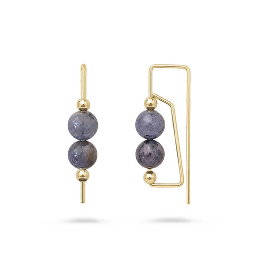14K Nessa Tanzanite Hoops