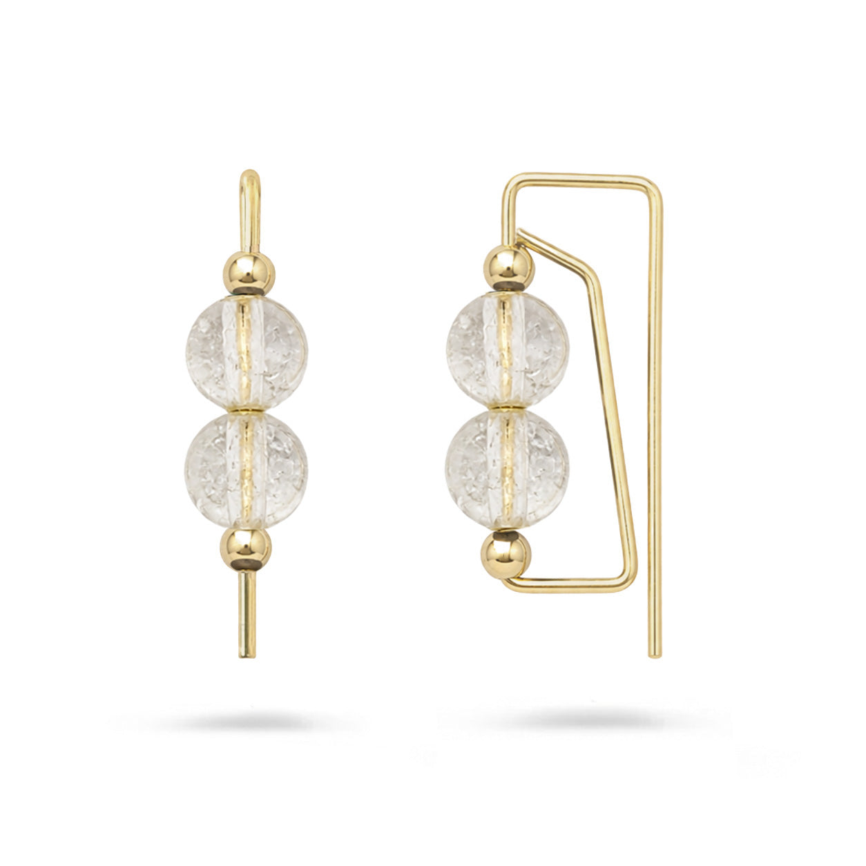 14K Nessa Topaz Hoops