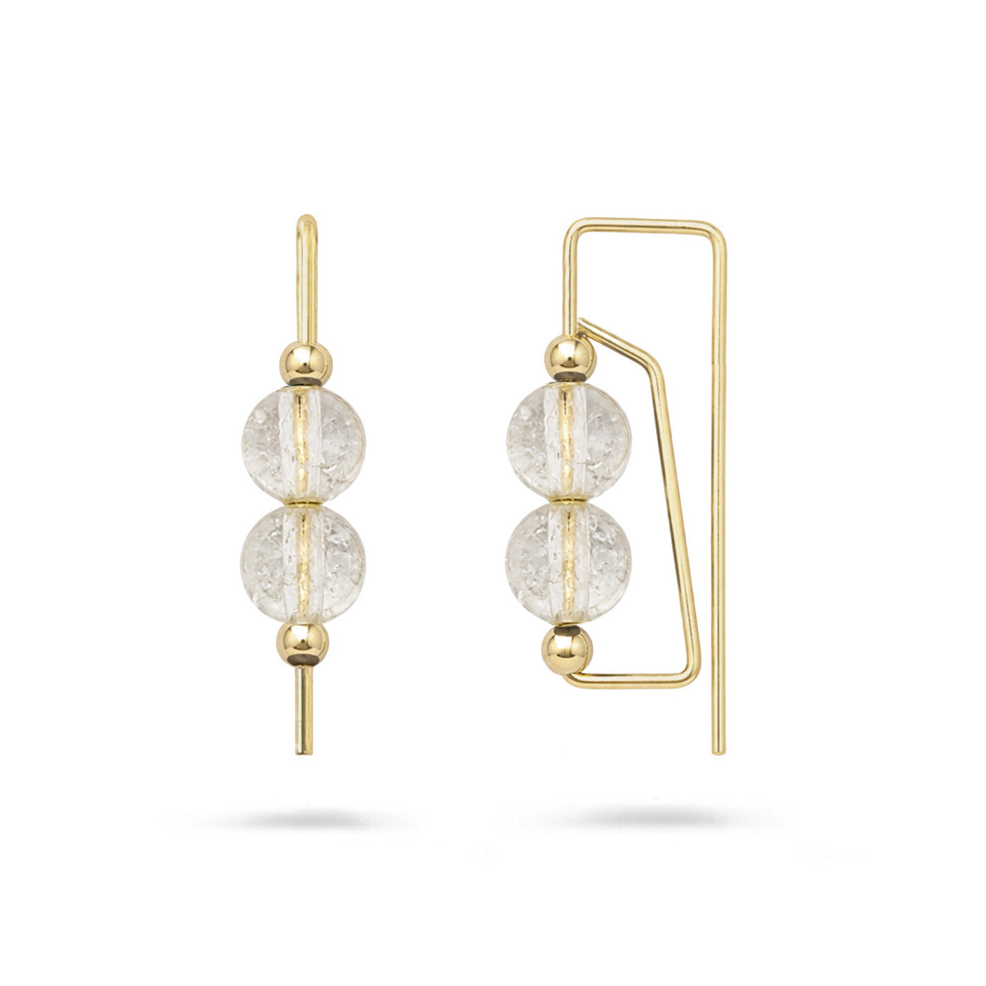 14K Nessa Topaz Hoops