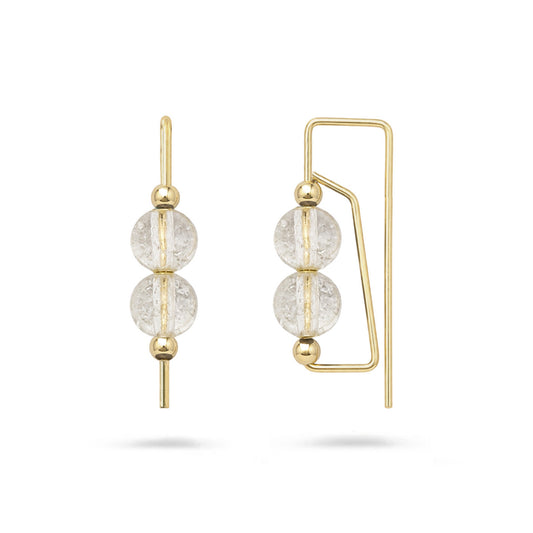 14K Nessa Topaz Hoops
