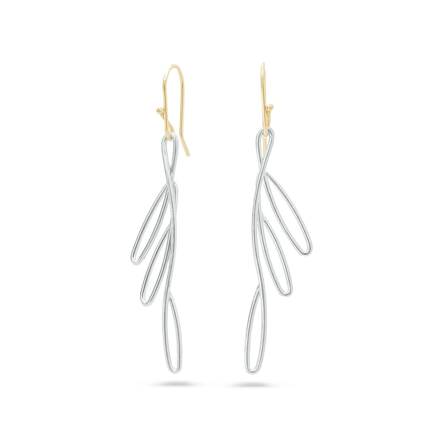 14K Zinnia Earrings