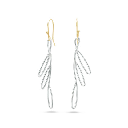 14K Zinnia Earrings