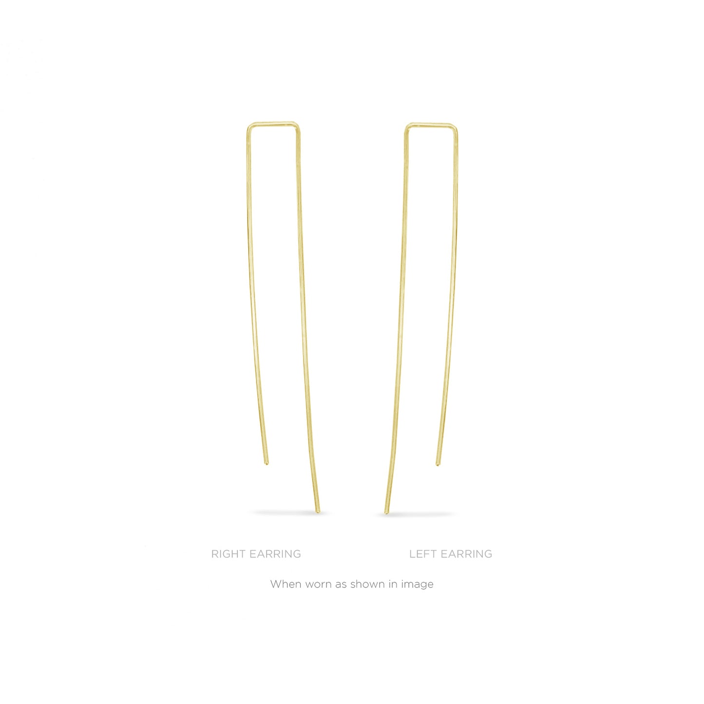 Dentado Hoops Gold Filled