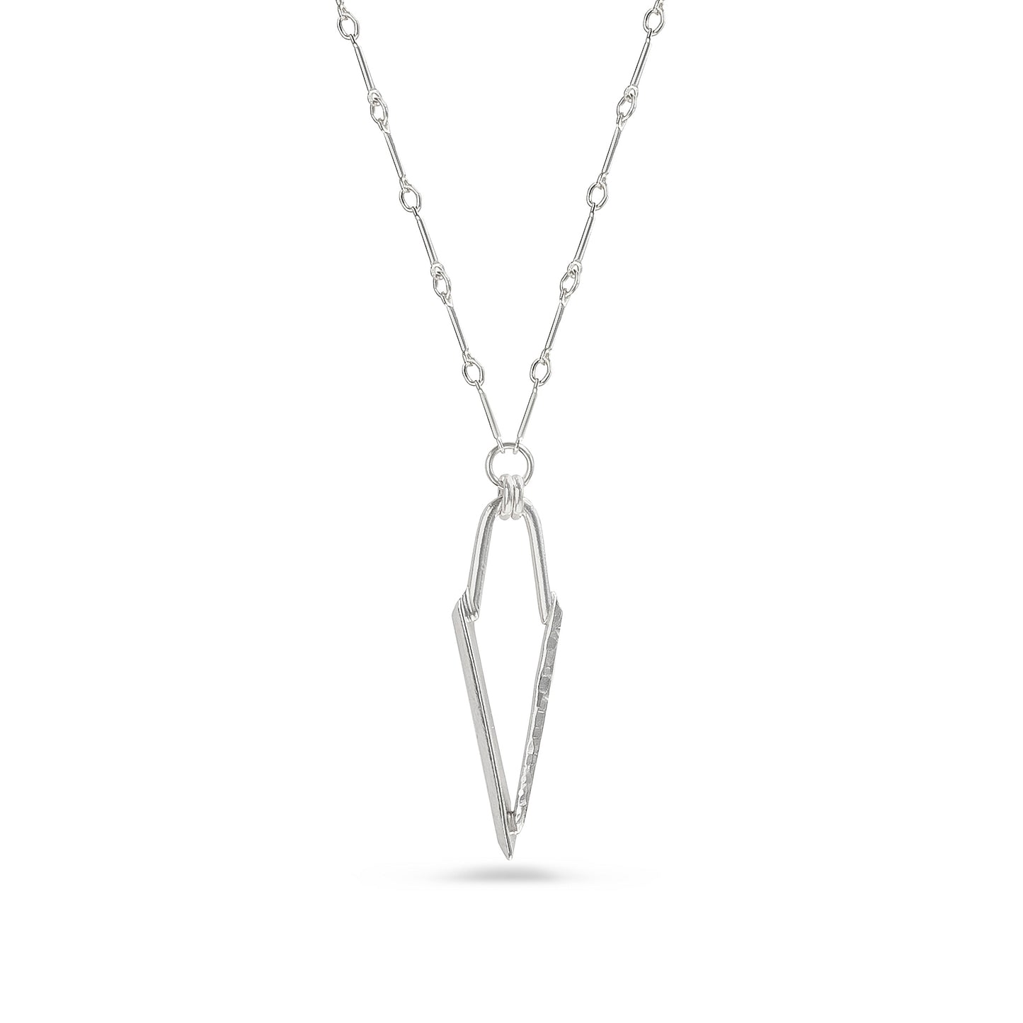sterling silver dagger pendant necklace