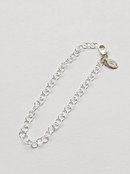 Extender chain in sterling silver for necklaces